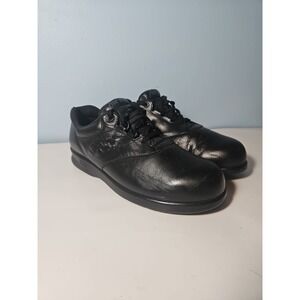 SAS Free Time Womens Walking Shoes Black Size 8.5M Tripad Comfort Orthopedic USA